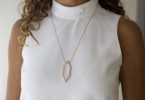 moderne monocle gold necklaces