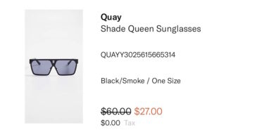 cheap quay sunglasses