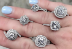 halo engagement rings