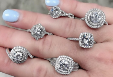 halo engagement rings